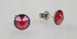 Preview: Red Crystal Royal - Black Jack Ohrstecker LE